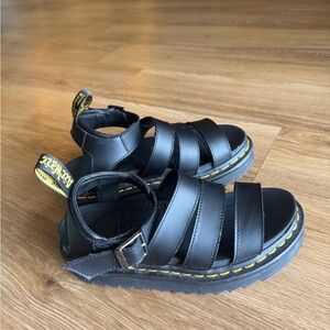 Dr. Martens Black Sandals Chunky Sole